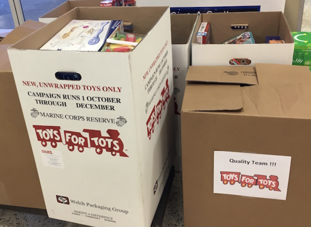 Toys For Tots: Welch Packaging Group Among Many Who Support A Worthy Cause