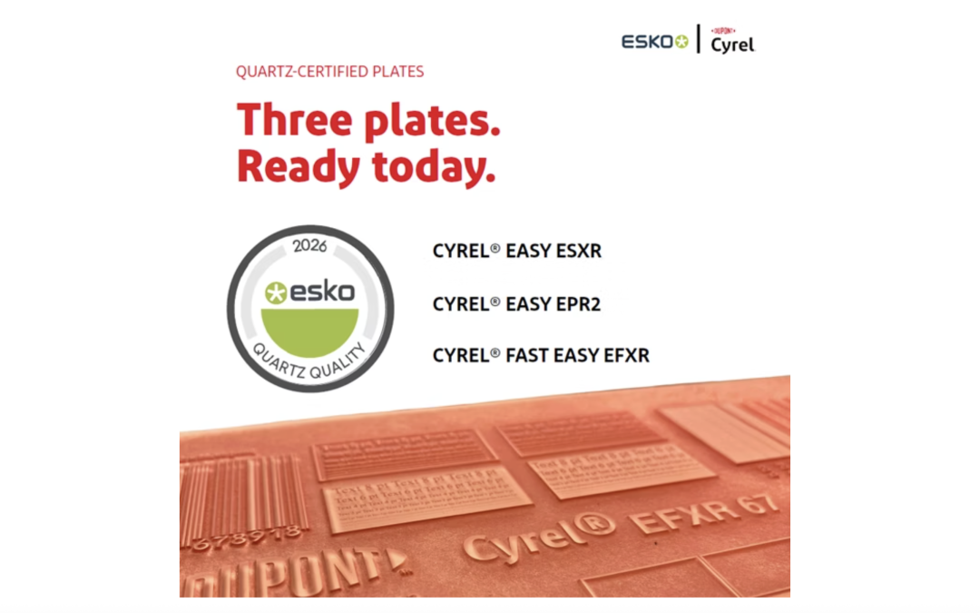 DuPont Cyrel Gains Certification For Esko Quartz Ecosystem
